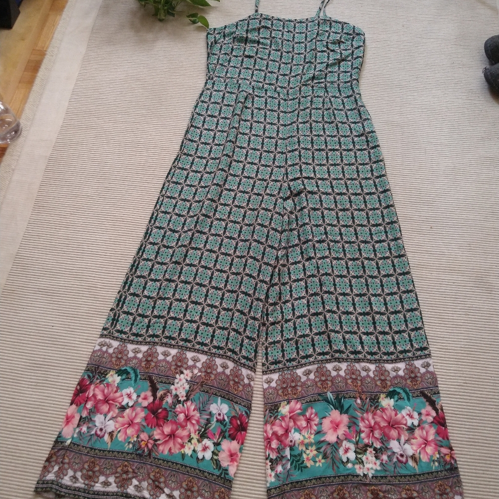 Anthropologie Farm Rio Honolulu Jumpsuit